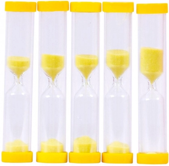 Zandloper BIGJIGS TOYS – 3 minuten, geel