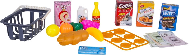 Panier et aliments pour jeu de rôle