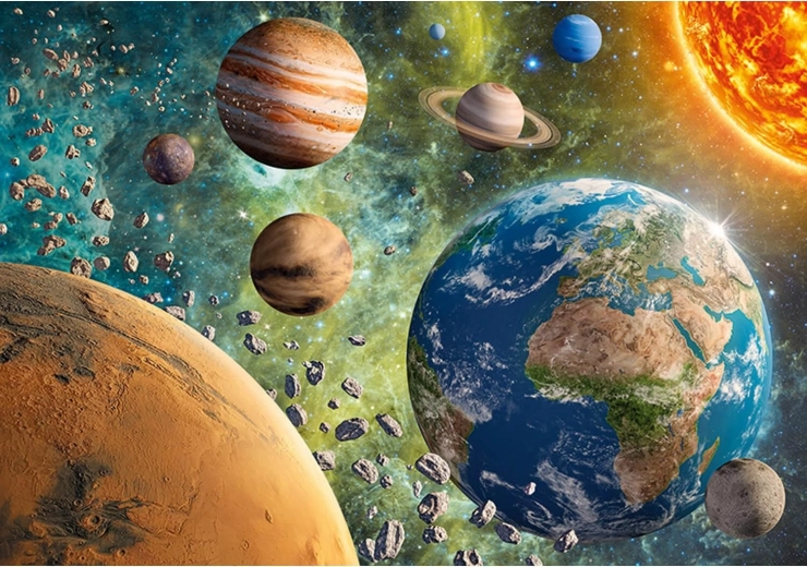 Cherry Pazzi puzzle Planet Earth in the Galaxy 2000 pieces