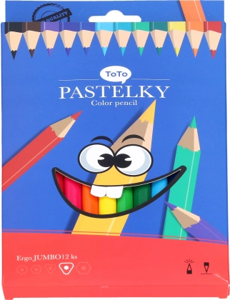Jumbo Colored Pencils ERGO 12 pcs