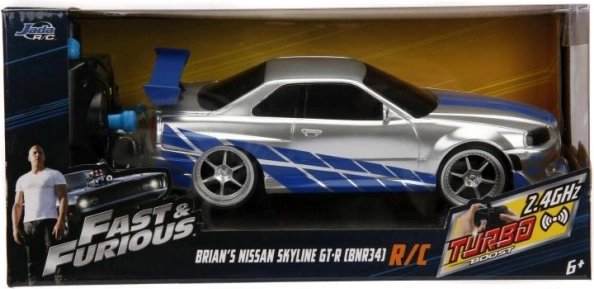 Fast & Furious RC-bil Nissan Skyline GT‑R 1:24