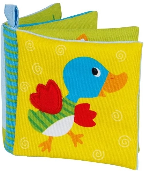 Cotton Colorful Crinkly Book with Squeaker Animals