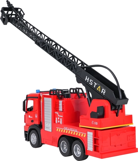 Uitschuifbare en draaibare ladder voor spannende reddingsmissies