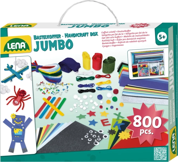 Lena kreativní kufřík Jumbo 800 ks