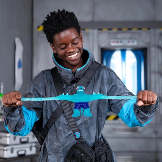 Stretching up to three times the length