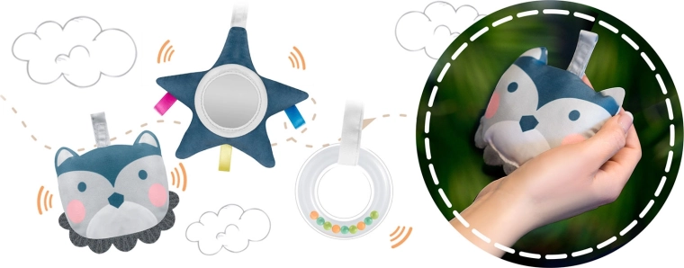 Toy bar for sensory development