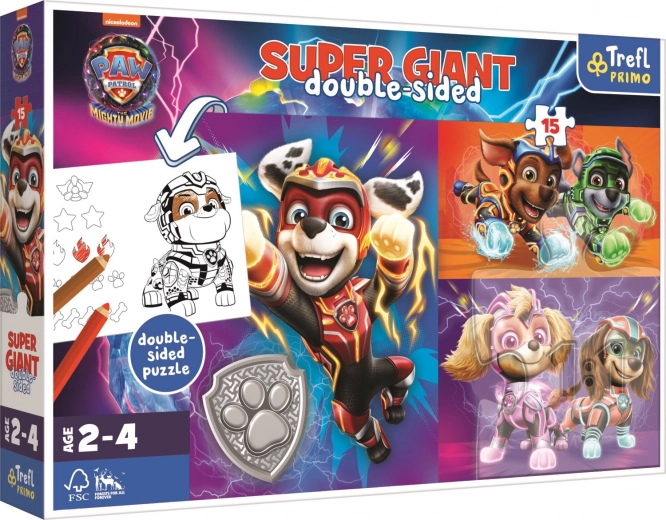 Puzzle 15 pièces GIANT Équipe extraordinaire La Pat' Patrouille
