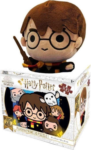 3D Puzzle Harry Potter 300 Pieces with Plush Toy