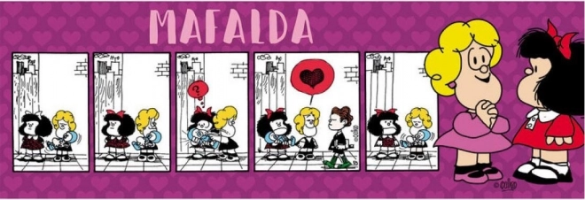 Panoramic Puzzle MAFALDA 1000 Pieces CLEMENTONI