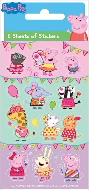 Stickers Peppa Pig carnaval
