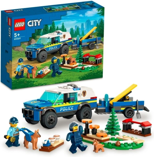 LEGO City entraînement des chiens policiers sur le terrain