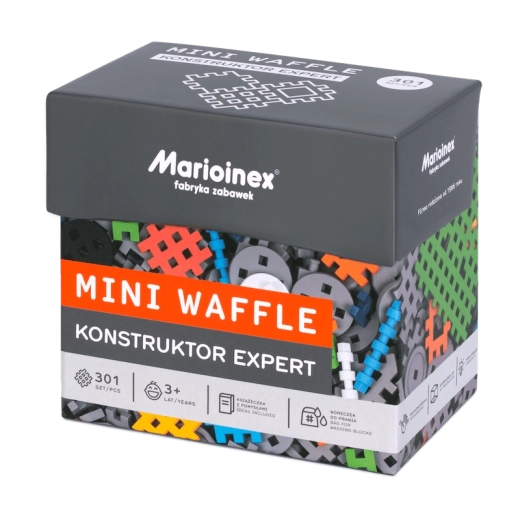 Jeu de construction MARIOINEX mini waffle constructeur expert – 301 pièces