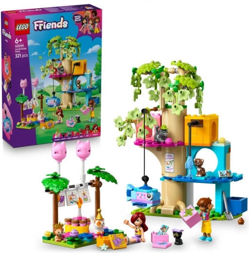 Lego Friends Kitty Birthday Party and Treehouse