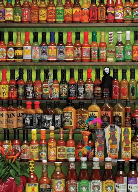 Puzzle Spicy Sauces 1000 Pieces by Cobble Hill