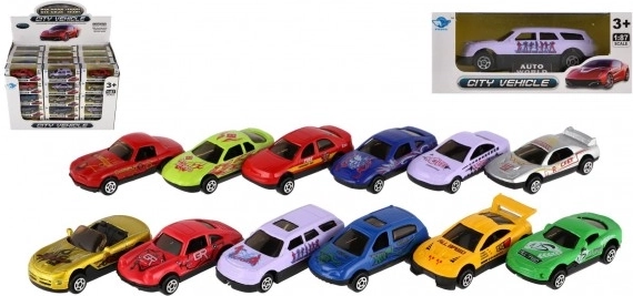 Modèle de voiture en métal 7 cm - mélange varié