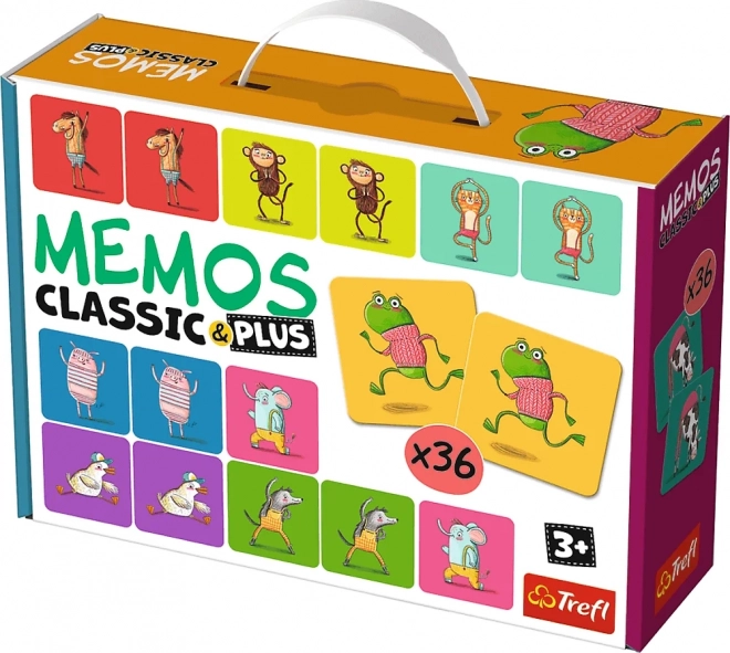 Pexeso Classic Plus Animals in Motion 3-in-1