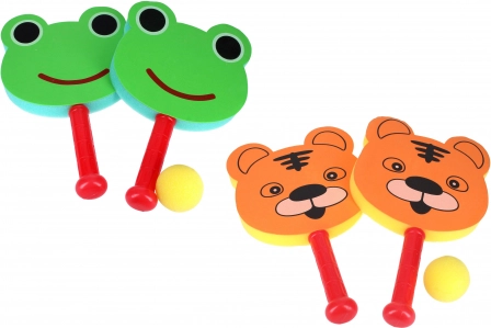 Soft tennis animaux 35 cm – set pour enfants