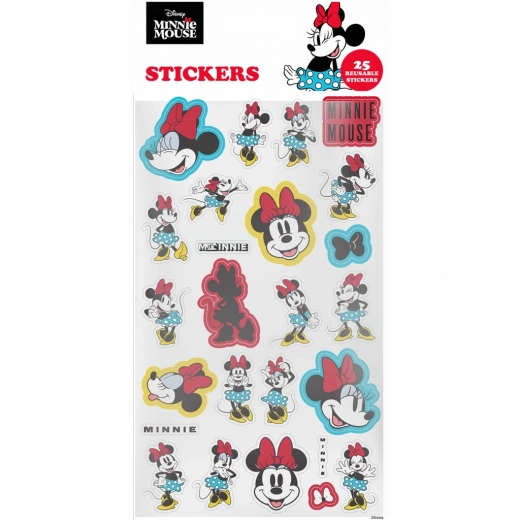 Autocollants Minnie réutilisables
