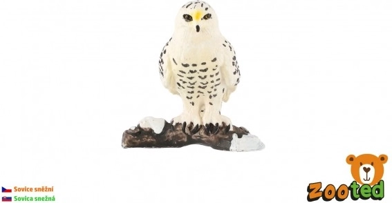 Sneugle – plastfigur 5 cm