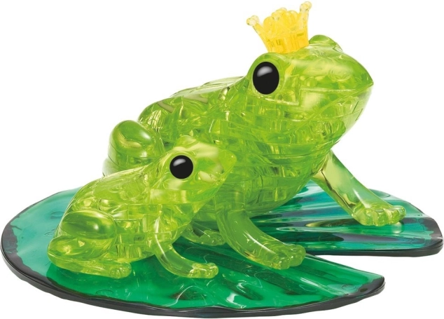 3D crystal puzzle Frogs – 43 pieces