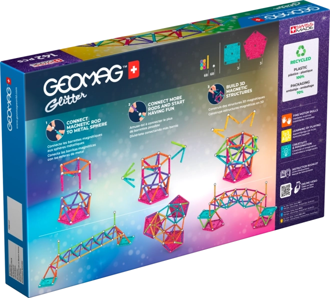 Geomag Glitter construction set 142 pieces
