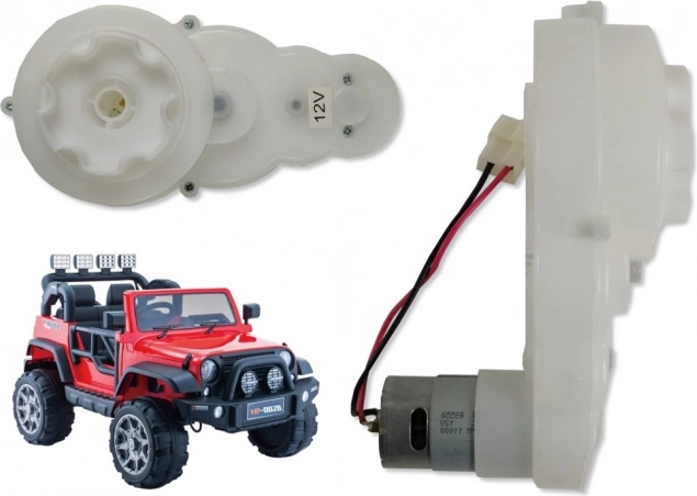 Motor med gearkasse 12 V 11000 RPM til køretøj HP012
