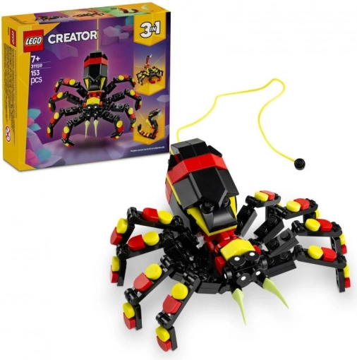 LEGO Creator 3-i-1: vilde dyr – fantastisk edderkop