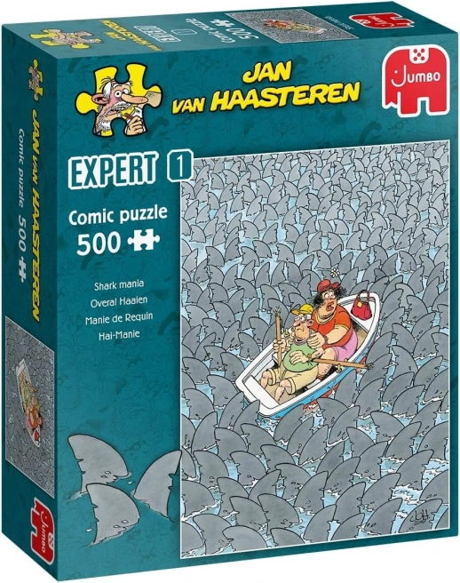 Puzzle JUMBO Jan van Haasteren Expert 1: Shark Mania 500 pieces