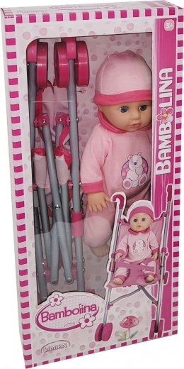 Bambolina Doll with Stroller