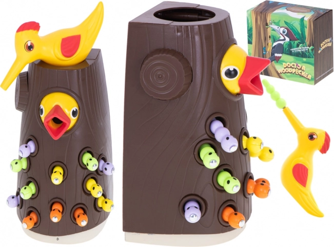 Jeu magnétique Nourrir l'oiseau - Attrape le ver
