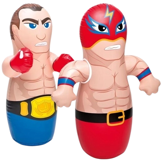 Inflatable boxing figure for kids 91 cm – 2 designs