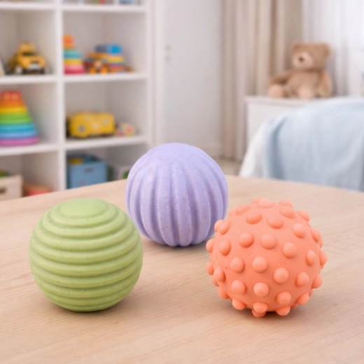 Gentle pastel colors without overstimulation