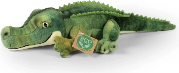 plüss krokodil 34 cm, környezetbarát, Rappa