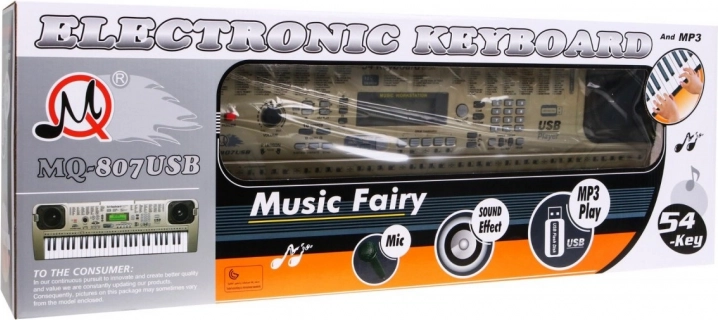 Keys with Learning Mode and Microphone for Kids