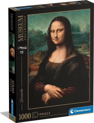 CLEMENTONI 1000-piece Puzzle Leonardo – Mona Lisa (Museum Collection)