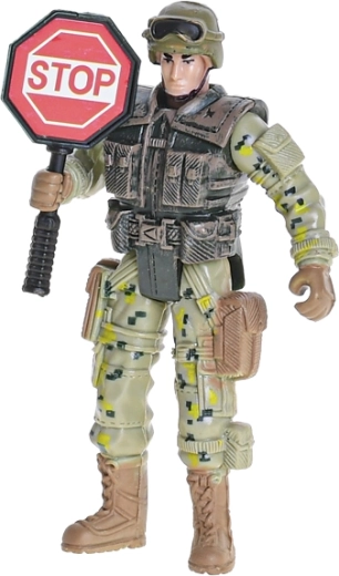 Figurine articulée pour poses d’action