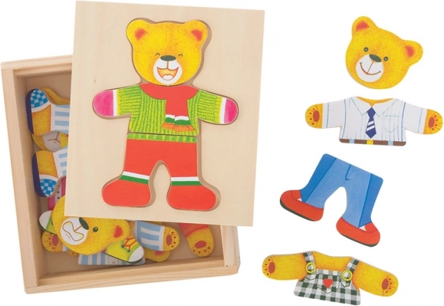 Aankleedpuzzel beer van Bigjigs Toys