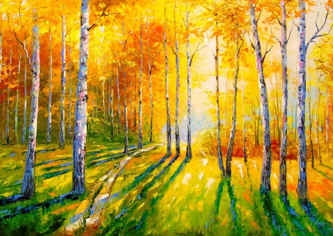 Enjoy puzzle Birch Grove 1000 pieces