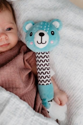 Zacht piepgeluid voor gehoorontwikkeling