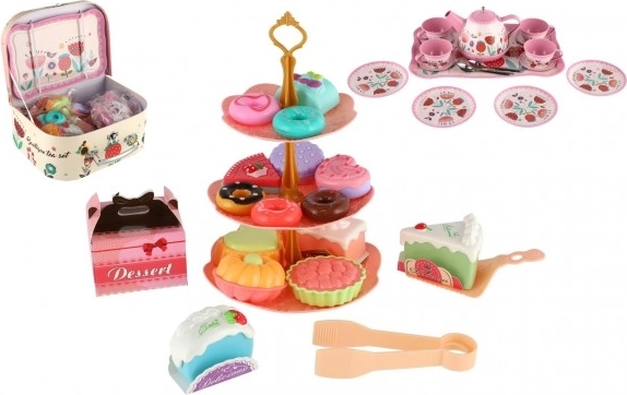 Children's Tin Tea Set in Suitcase