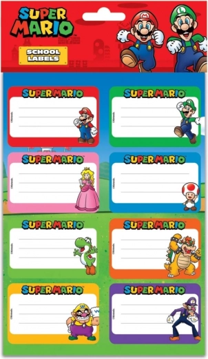 Super Mario iskolai matrica- és eszközkészlet
