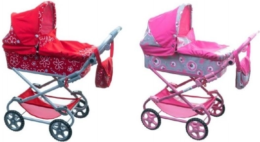 Daria diepe kinderwagen voor poppen