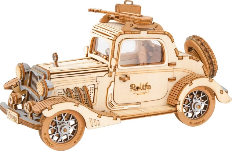3D Wooden Puzzle Historic Automobile