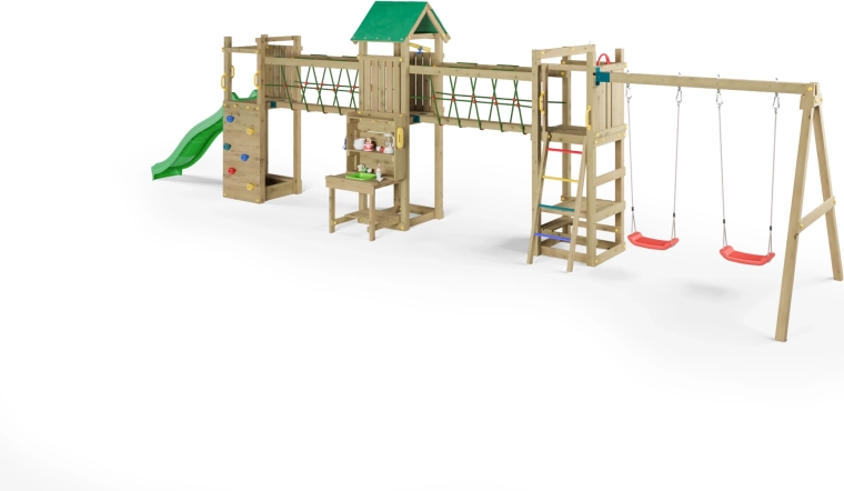 Plezalna stena z vrvjo za razvoj spretnosti