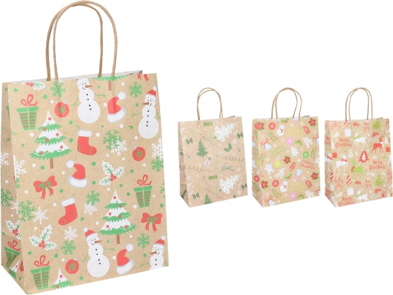 Sac cadeau M Noël 21 × 27 × 11 cm