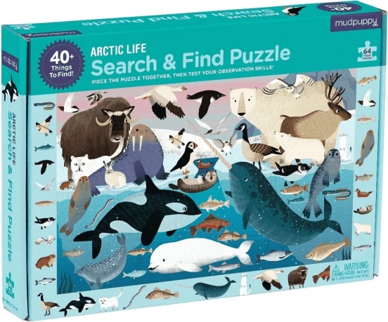 Mudpuppy puzzle Assemble and Find: Life in the Arctic