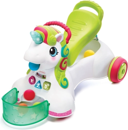 3-in-1 Ride-On and Walker – Unicorn INFANTINO