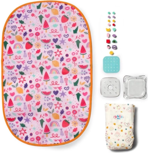 Foldable changing mat