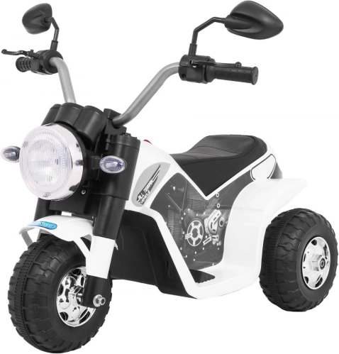 Children's Electric Motorcycle MiniBike – White