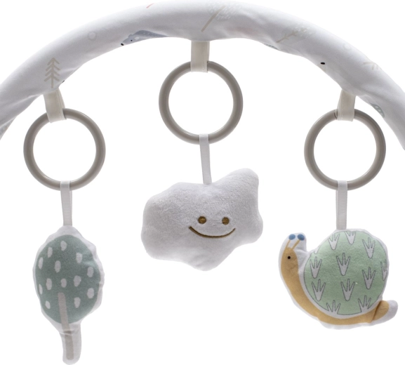 Hrazdička s hračkami pro smyslovou stimulaci